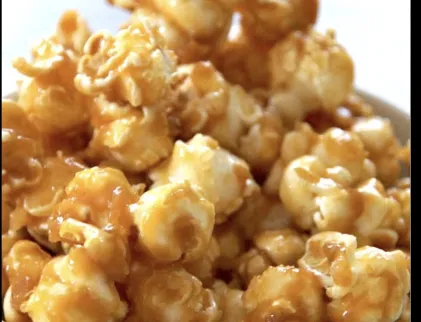 PANNA COTTA , POPCORN E CARAMELLO SALATO