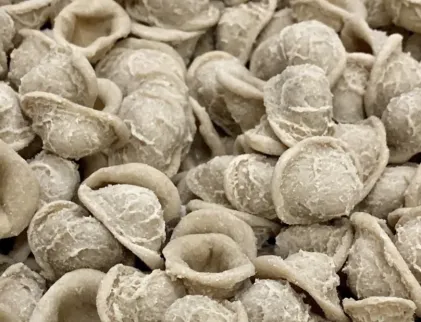 ORECCHIETTE CON RAGÙ BIANCO E FONDUTA DI CACIOCAVALLO